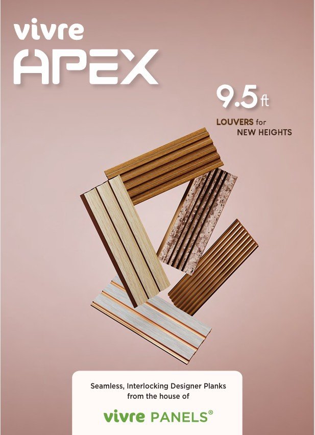 Vivre APEX - 9.5 Ft PS Louvers For New Heights (High) 26 9 24 1